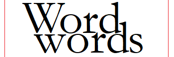 Wordwords Editing